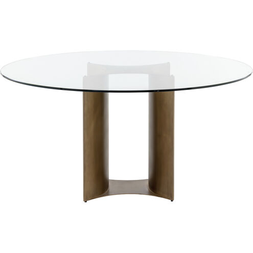 Denver Antique Brass Dining Table Base
